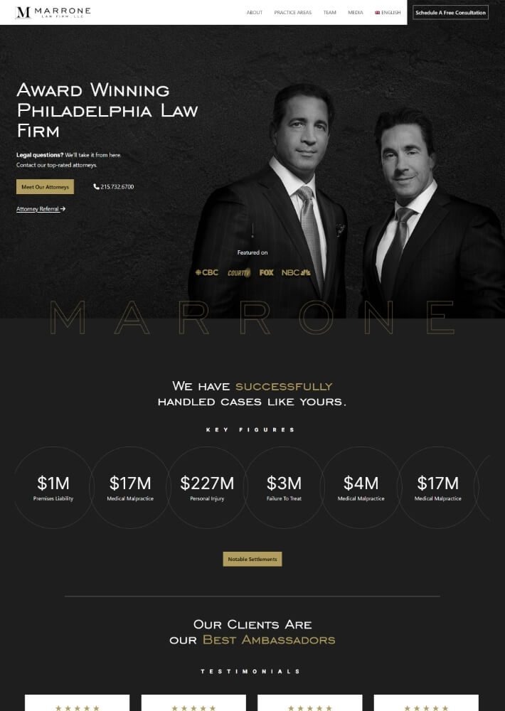 law firm web design