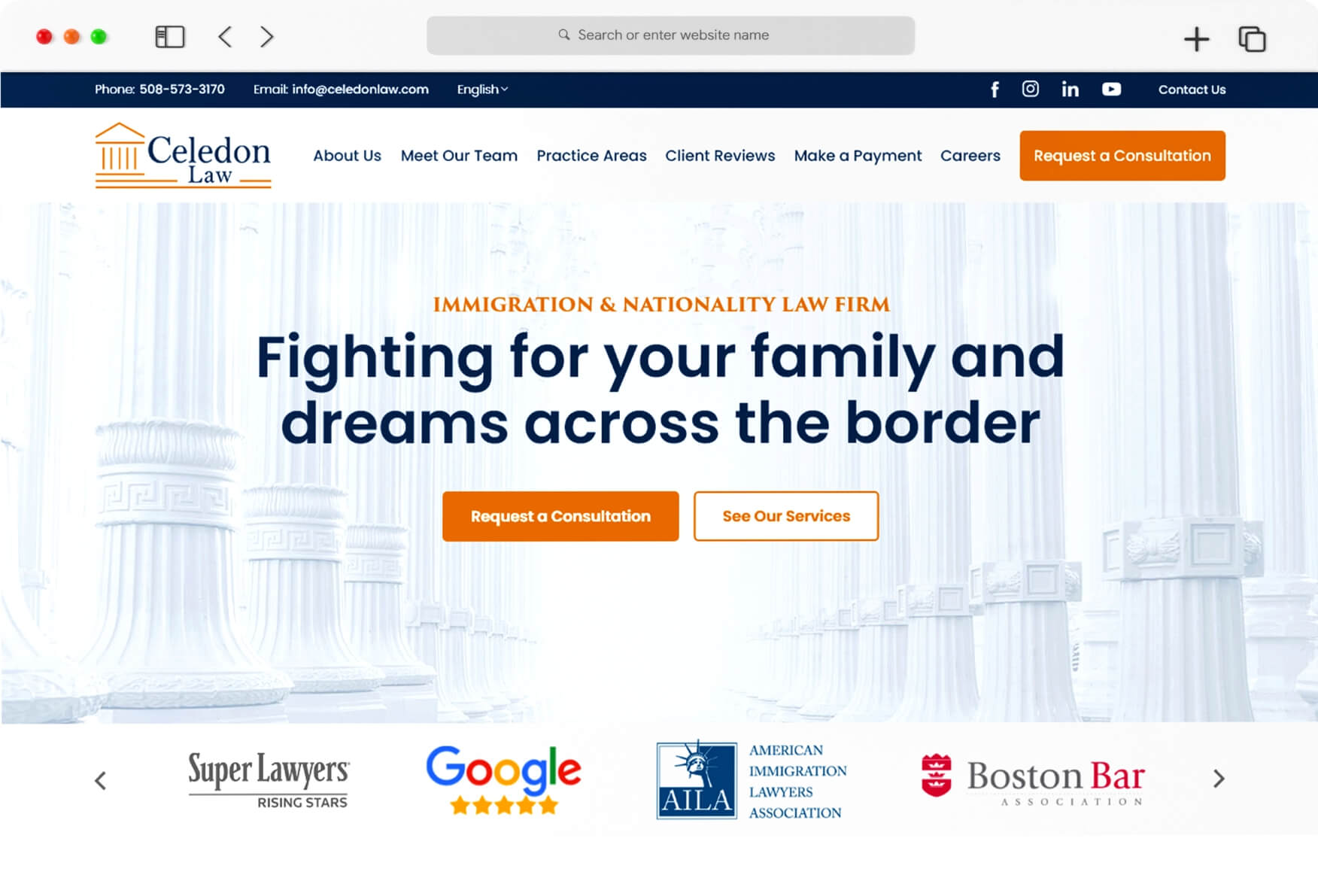 screenshot web design