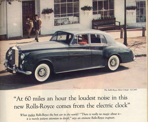 David Ogilvy Advert - Rolls Royce